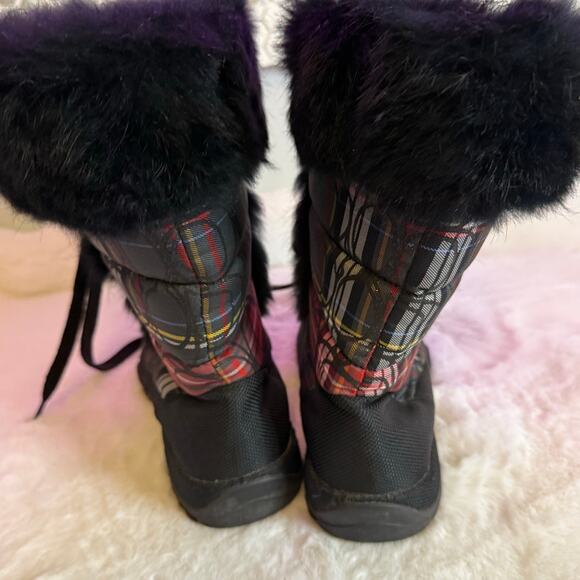 COACH Poppy Jennie Red Plaid Boot 6.5B - Picture 6 of 9